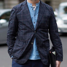 Load image into Gallery viewer, Fashion Casual Check Men's Suit
