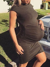 Load image into Gallery viewer, High Stretch Sleeveless Maternity Dress

