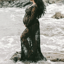 Load image into Gallery viewer, Sexy Lace Skinny Tail Maternity Dress
