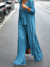 Load image into Gallery viewer, Fashion Casual Loose Solid Color Three-piece Suit
