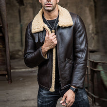 Load image into Gallery viewer, Men's Pilot Short Motorcycle Coat
