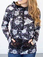 Load image into Gallery viewer, Fashion Pattern Decoration and Lace Pocket Hoodie
