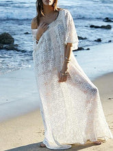 Load image into Gallery viewer, Bohemian Resort Style See-through Lace Dress
