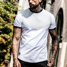 Load image into Gallery viewer, Casual Colouring Round Neck Short Sleeves Men's T-Shirt
