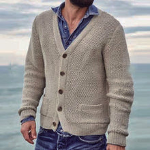 Load image into Gallery viewer, Men's Casual Fashion V-neck Sweater
