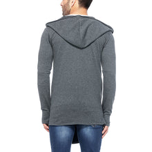Load image into Gallery viewer, Half Finger Sleeve Hooded Men's Cardigans
