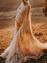 Load image into Gallery viewer, Sexy Long Tulle Photography Dress for Pregnant Women
