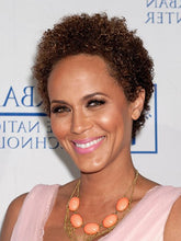 Load image into Gallery viewer, Fluffy Rose Mesh Brown Wig
