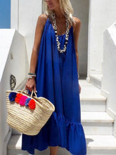 Load image into Gallery viewer, Fashion Solid Color Swing Women's Dress
