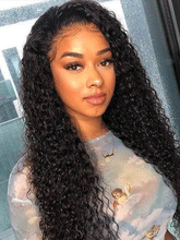 Load image into Gallery viewer, Fashion Western Style Black Big Wave Fiber Wig
