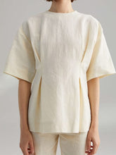 Load image into Gallery viewer, Casual Solid Color Cotton and Linen Suit
