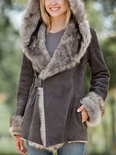 Load image into Gallery viewer, Hooded Fur Collar Women's Coats
