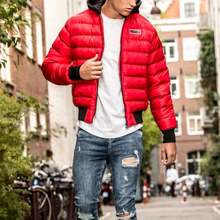 Load image into Gallery viewer, Casual Warm Men's Bomber Jacket
