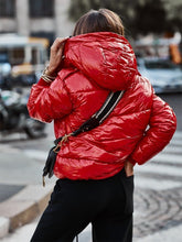 Load image into Gallery viewer, Fashion Short Warm Hooded Cotton Jacket
