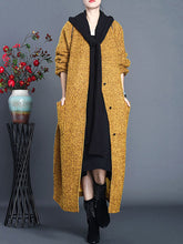 Load image into Gallery viewer, Button Wool Long Women's Coats
