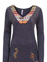 Load image into Gallery viewer, Casual Color Matching Bohemia Casual Dress
