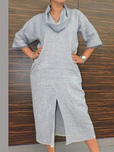 Load image into Gallery viewer, Fashion Loose Solid Color Dress
