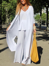 Load image into Gallery viewer, Fashion Casual Loose Solid Color Three-piece Suit
