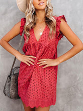 Load image into Gallery viewer, Cotton V-neck Pocket Maternity Dress
