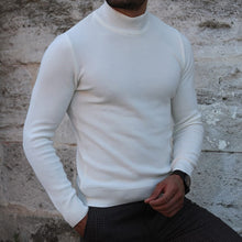 Load image into Gallery viewer, High Neck High Stretch Slim Fit Men's Sweaters
