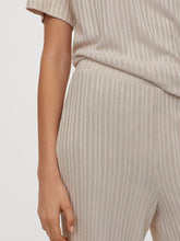 Load image into Gallery viewer, Women's Casual Rib Knit Short Sleeve Suit
