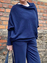 Load image into Gallery viewer, Casual Fashion Irregular Neckline Ladies Blouse and Wide Leg Pants Suit
