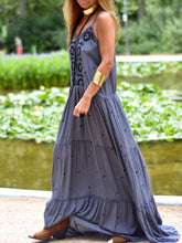 Load image into Gallery viewer, Women's V-neck Strap Dress
