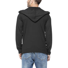 Load image into Gallery viewer, Hooded Black Cotton Men's Cardigans
