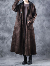 Load image into Gallery viewer, Fur Collar Double Breasted Women's Coats
