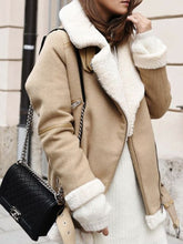 Load image into Gallery viewer, Fashion Lapel Plus Velvet Ladies Jacket
