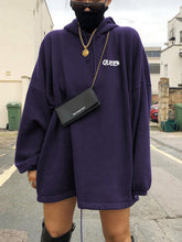 Load image into Gallery viewer, Hooded Sports Casual Loose Women's Tops
