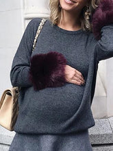 Load image into Gallery viewer, Autumn and Winter Loose and Warm Knitted Top for Pregnant Women
