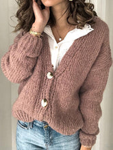 Load image into Gallery viewer, Fashion Long-sleeved Knitted Cardigan For Autumn and Winter
