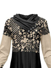 Load image into Gallery viewer, Autumn and Winter Print Long-sleeved Top
