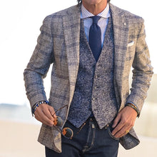 Load image into Gallery viewer, Men's Autumn and Winter Solid Color Fashion Short Suit Jacket
