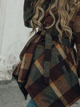 Load image into Gallery viewer, Fashionable and Comfortable Check Maternity Lace-up Jacket
