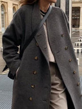 Load image into Gallery viewer, Oversized Casual Woolen Coat
