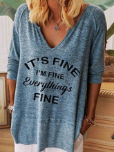 Load image into Gallery viewer, Cotton Letter Printing For Comfort Women's Tops
