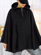 Load image into Gallery viewer, Half-zip Loose Hooded Top
