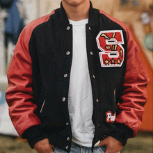 Load image into Gallery viewer, Colorblock Fashion Casual Printed Men's Baseball Uniform Coat
