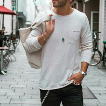 Load image into Gallery viewer, Casual Fashion Men's T-Shirt With Pocket Decoration
