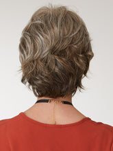 Load image into Gallery viewer, Grey Gradient Chemical Fiber Rose Net Wig
