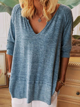 Load image into Gallery viewer, Casual Plus Size Long Sleeve Women's Tops
