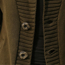 Load image into Gallery viewer, Stand-Up Collar Knitted Sweater
