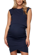 Load image into Gallery viewer, Casual Solid Color Sleeveless Maternity Dress

