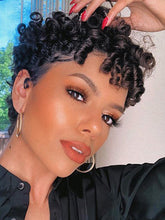 Load image into Gallery viewer, Curly Hair Elegant Chemical Fiber Synthetic Wig
