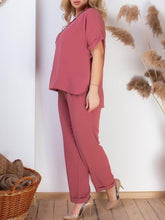 Load image into Gallery viewer, Women's Casual Solid Color Trouser Suit
