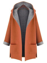 Load image into Gallery viewer, Autumn and Winter Fashion Casual Woolen Hooded Ladies Jacket
