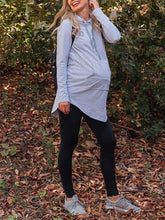 Load image into Gallery viewer, Hooded Casual Loose Maternity Sweater
