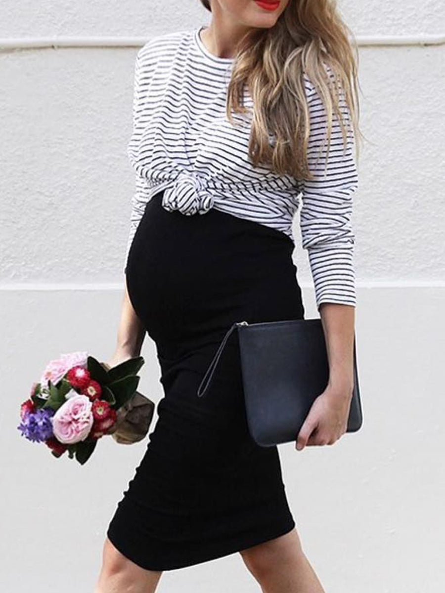 Fashion Casual Maternity Dress